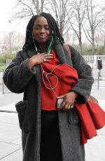 AISSA MAIGA Arrives at Europe 1 Radio in Paris 03/16/2021