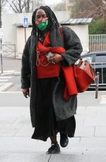 AISSA MAIGA Arrives at Europe 1 Radio in Paris 03/16/2021