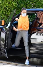 ALESSANDRA AMBROSIO at a Private Gym in Los Angeles 03/16/2021