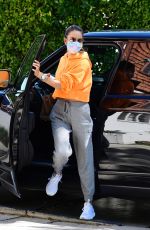 ALESSANDRA AMBROSIO at a Private Gym in Los Angeles 03/16/2021