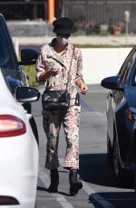 ALESSANDRA AMBROSIO at a Skin Care Clinic in Los Angeles 03/02/2021