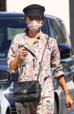 ALESSANDRA AMBROSIO at a Skin Care Clinic in Los Angeles 03/02/2021