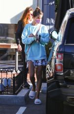 ALESSANDRA AMBROSIO Out for Breakfast in Pacific Palisades 03/04/2021