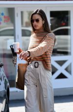 ALESSANDRA AMBROSIO Out for Coffee in Brentwood 03/17/2021