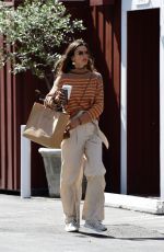 ALESSANDRA AMBROSIO Out for Coffee in Brentwood 03/17/2021