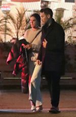 ALESSANDRA AMBROSIO Out for Dinner in Santa Monica 03/09/2021