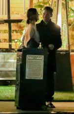 ALESSANDRA AMBROSIO Out for Dinner in Santa Monica 03/09/2021