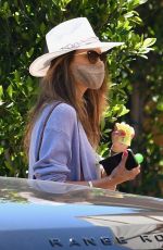 ALESSANDRA AMBROSIO Out for Lunch at Soho House in Malibu 03/27/2021
