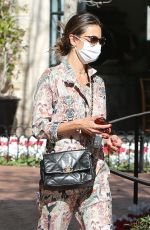 ALESSANDRA AMBROSIO Out for Lunch in Pacific Palisades 03/01/2021