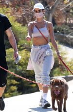 ALESSANDRA AMBROSIO Out Hiking in Los Angeles 03/04/2021