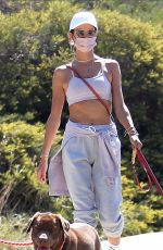 ALESSANDRA AMBROSIO Out Hiking in Los Angeles 03/04/2021