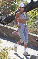 ALESSANDRA AMBROSIO Out Hiking in Los Angeles 03/04/2021
