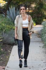 ALESSANDRA AMBROSIO Out in Los Angeles 03/18/2021