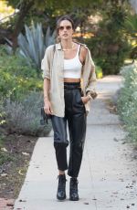 ALESSANDRA AMBROSIO Out in Los Angeles 03/18/2021