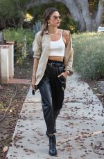 ALESSANDRA AMBROSIO Out in Los Angeles 03/18/2021