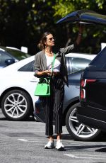 ALESSANDRA AMBROSIO Picks up Lunch at Brentwood Country Mart 03/22/2021