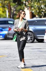 ALESSANDRA AMBROSIO Picks up Lunch at Brentwood Country Mart 03/22/2021