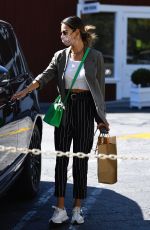 ALESSANDRA AMBROSIO Picks up Lunch at Brentwood Country Mart 03/22/2021