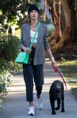 ALESSANDRA AMBRSIO Out with Her Dog in Santa Monica 03/24/2021