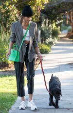 ALESSANDRA AMBRSIO Out with Her Dog in Santa Monica 03/24/2021