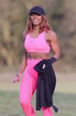 ALEXANDRA BURKE Workout at a Park in London 03/10/2021