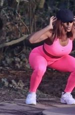 ALEXANDRA BURKE Workout at a Park in London 03/10/2021