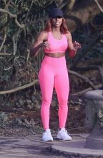 ALEXANDRA BURKE Workout at a Park in London 03/10/2021