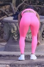ALEXANDRA BURKE Workout at a Park in London 03/10/2021