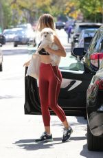 ALEXIS REN Arrives at Workout Session in Los Angeles 03/27/2021