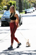 ALEXIS REN Arrives at Workout Session in Los Angeles 03/27/2021