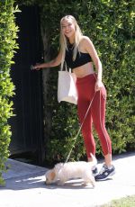 ALEXIS REN Arrives at Workout Session in Los Angeles 03/27/2021