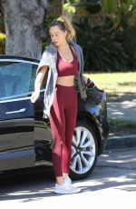 ALEXIS REN Heading to a Gym in Los Angeles 03/21/2021