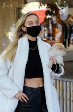 ALEXIS REN Out with Her Dog in West Hollywood 03/11/2021