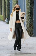 ALEXIS REN Out with Her Dog in West Hollywood 03/11/2021