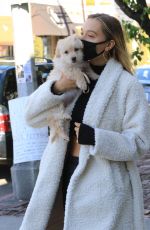 ALEXIS REN Out with Her Dog in West Hollywood 03/11/2021