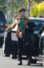 ALIA SHAWKAT Arrives at Her Office in Los Angeles 03/13/2021