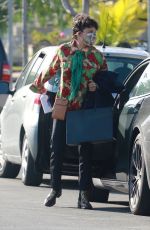 ALIA SHAWKAT Arrives at Her Office in Los Angeles 03/13/2021