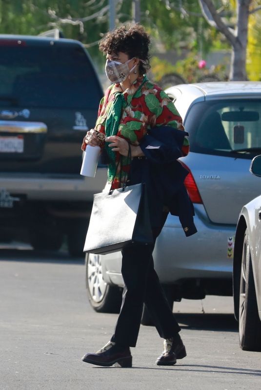 ALIA SHAWKAT Arrives at Her Office in Los Angeles 03/13/2021