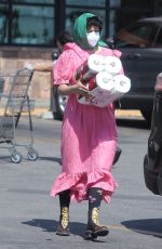 ALIA SHAWKAT Leaves a Pharmacy in Los Angeles 03/08/2021
