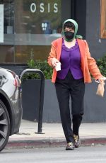 ALIA SHAWKAT Out for Coffee in Los Angeles 03/25/2021