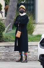 ALIA SHAWKAT Out for Coffee in Los Feliz 03/20/2021