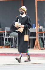 ALIA SHAWKAT Out for Coffee in Los Feliz 03/20/2021