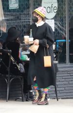 ALIA SHAWKAT Out for Coffee in Los Feliz 03/20/2021