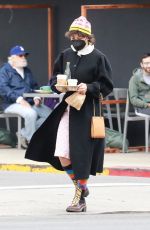 ALIA SHAWKAT Out for Coffee in Los Feliz 03/20/2021