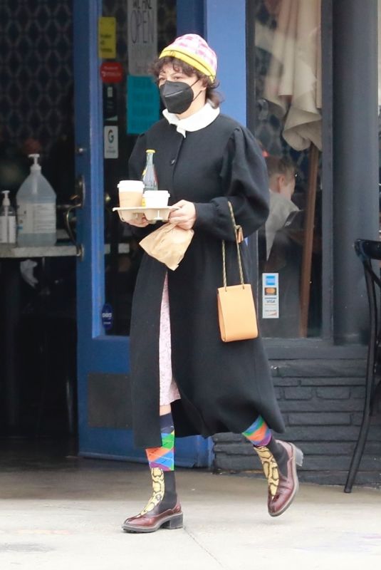 ALIA SHAWKAT Out for Coffee in Los Feliz 03/20/2021