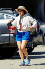 ALIA SHAWKAT Out Hiking in Los Feliz 03/18/2021