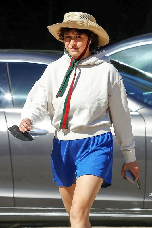 ALIA SHAWKAT Out Hiking in Los Feliz 03/18/2021