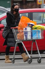 ALISON KING Out Shopping for Groceries in Wilmslow 03/22/2021