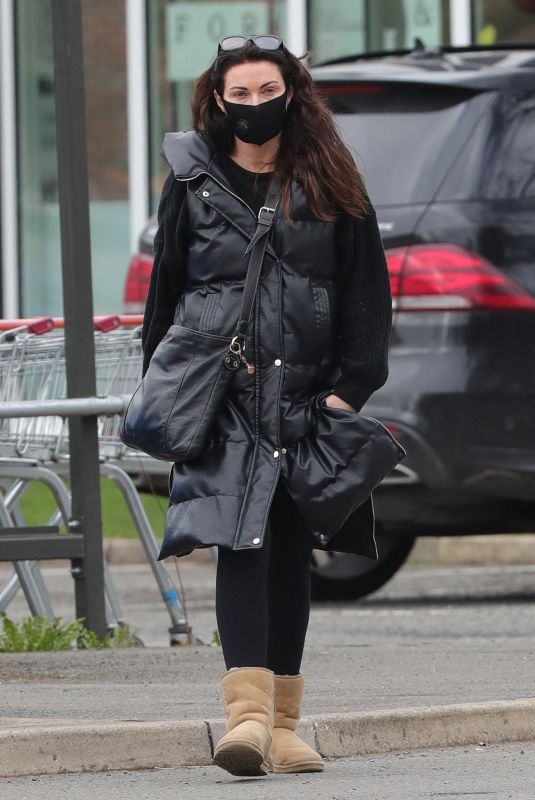 ALISON KING Out Shopping for Groceries in Wilmslow 03/22/2021
