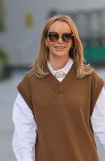 AMANDA HOLDEN Arrives at Heart Radio in London 03/30/2021